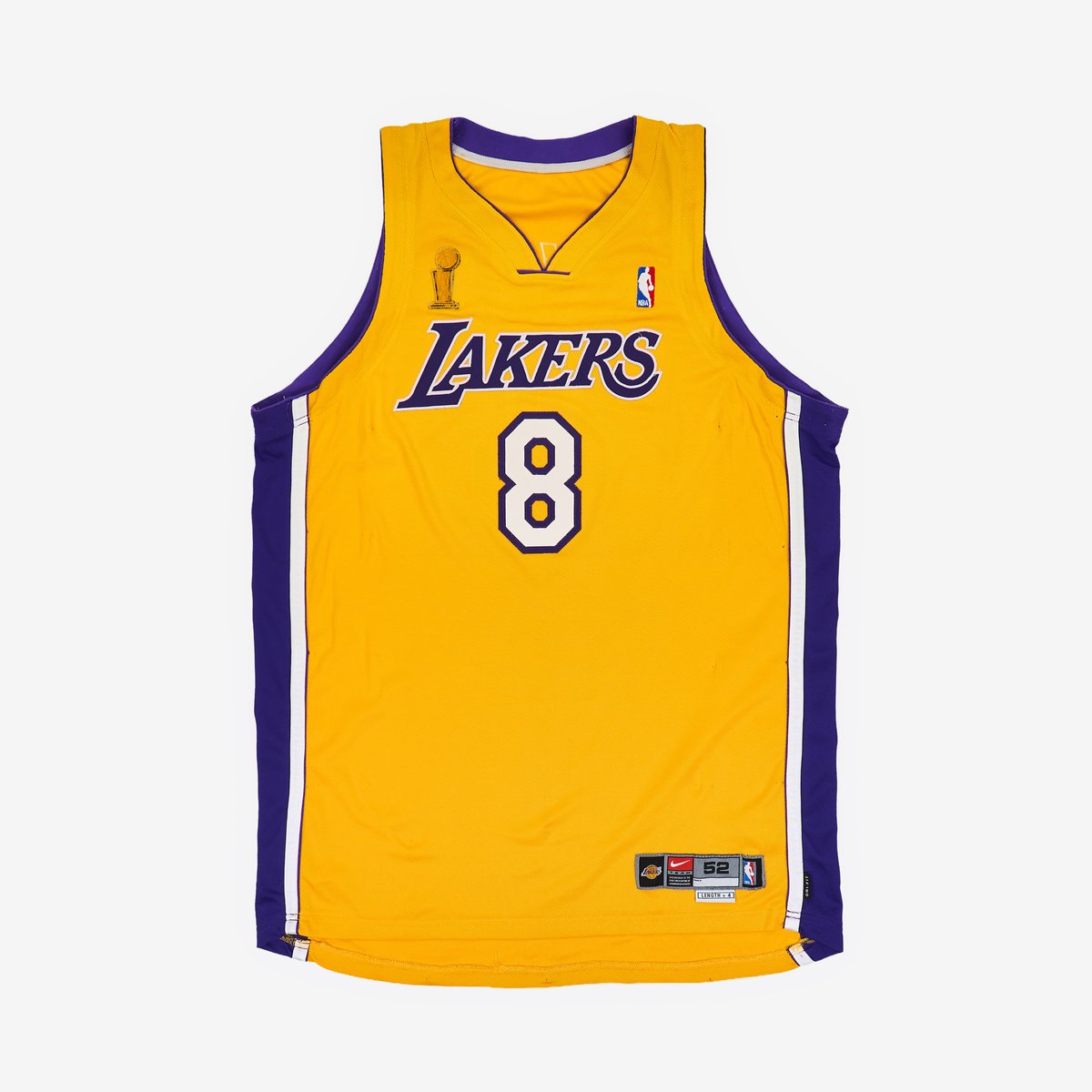 RyanWardLA's tweet photo. The Realest (@THEREALESTCOM), the leading authentication and auction platform for game-worn sports memorabilia, today announced the auction of Kobe Bryant’s game-used, signed No. 8 Los Angeles Lakers jersey worn during at least 17 games, including eight NBA Playoff victories, during the 2003-04 NBA season. It is also the only #8 jersey to ever come to market featuring an NBA Finals Patch. https://t.co/Yw1LrlvAom