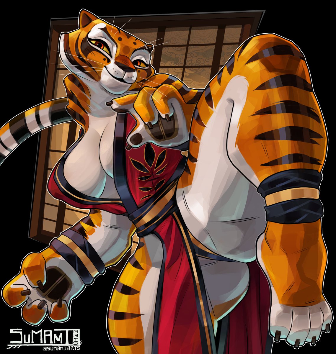 SumamiArts's tweet photo. Master Tigress challenges you to a sparring match👀 https://t.co/i5dLj2dcO8