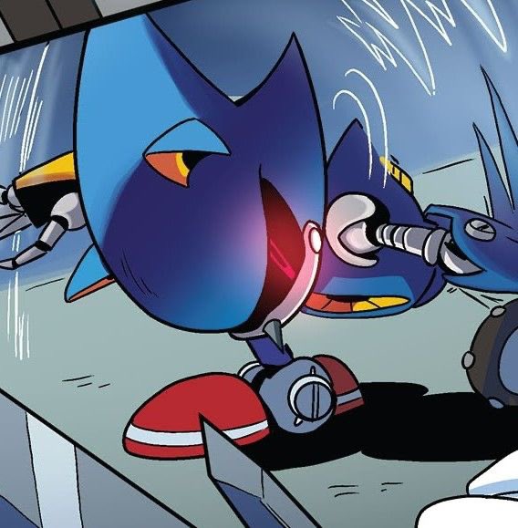 TheCopyOverlord's tweet photo. @OfBlueSpeed 

( Emits an irritated mechanical sound toward the hedgehog, seeking another challenge after multiple defeats )

“SONIC…..I FOUND YOU” https://t.co/rqRlS8E9EB
