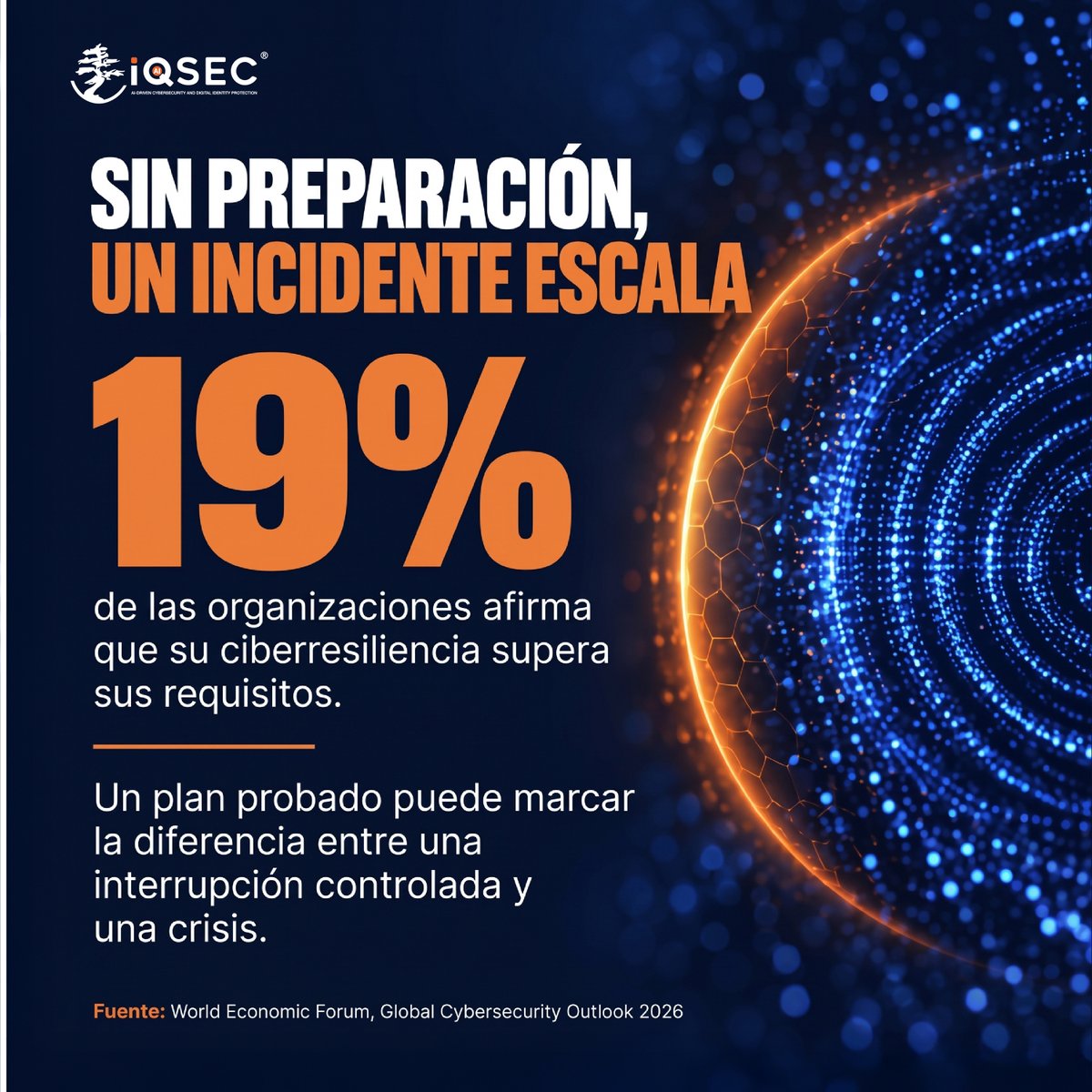 IQsec's tweet photo. Un acceso mal protegido puede convertirse en una crisis. Anticípate: protege continuidad, información e identidades. Solicita una evaluación: https://t.co/1N1lhpJfEe #IQSEC #HazloSeguro #Ciberseguridad https://t.co/iYcYDjE6Fu