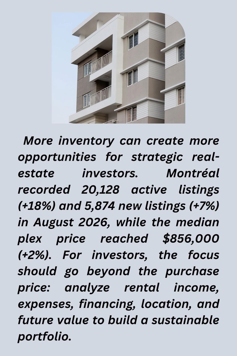 sherif5555's tweet photo. 🏢 PLUS D’INVENTAIRE. UN INVESTISSEMENT PLUS STRATÉGIQUE.!
📞 Si vous bâtissez un portefeuille immobilier à long terme, discutons-en.
 🏢 MORE INVENTORY. SMARTER INVESTING!
📞 If you’re building a long-term income portfolio, let’s connect.

#RealEstateExpert,#RealEstateBroker https://t.co/PCmQLF44Dq