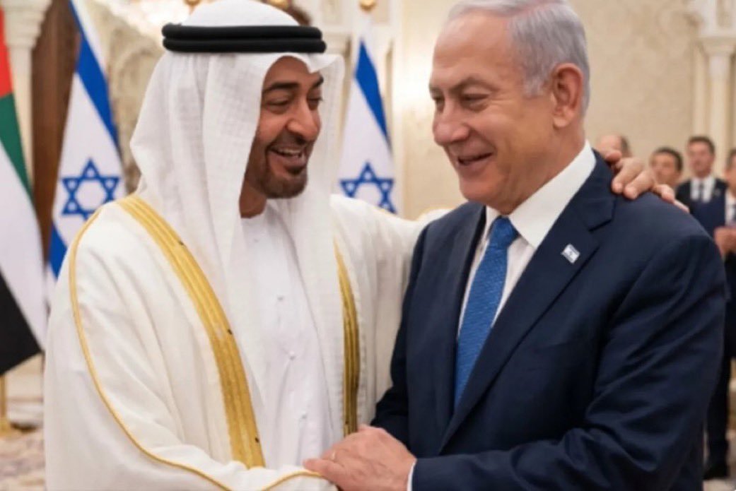 Voodoux33's tweet photo. Deceiver, liars, murderers, and criminals...🤧🤧

All this shit is going on because @Israel can longer hides the fact that it is committing genocide in Palestine.

So they are trying to get sympathy from the world by playing victim again.

But the plane was never highjacked, it was an altercation between the pilots and copilots as a staged false flag with Israeli crisis actors on-board.

All this was in the name of the Abraham Accord to keep in check the whores of Arabia.
😑

Now, look how Netenyahu is smiling in both pictures and that should tell you, you are being played. 

😑
