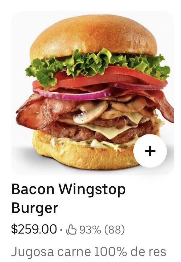 denninw_'s tweet photo. Este mes estoy trabajando para comprarme una hamburguesa con tocino del Wingstop https://t.co/I3Q2tem6jr