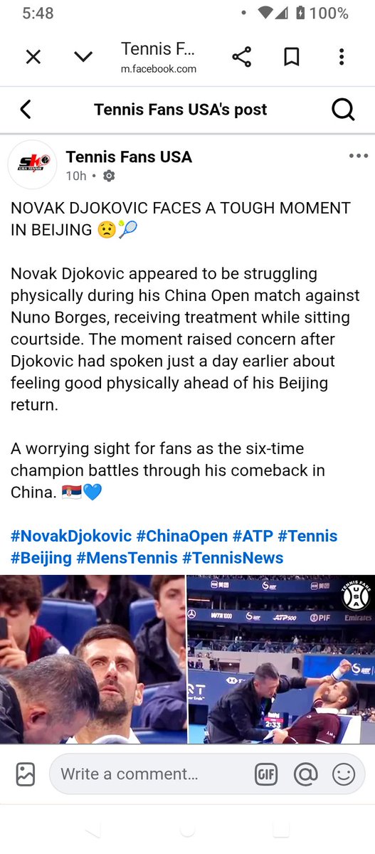 markwarling3's tweet photo. Novak again sick ...maybe he should understand Long covid ...this article ...audio is excellent.. recommend everyone to listen to this audio and Novak wake up you have long covid ๐ท๐ท๐ท๐ท๐ท๐ท๐ท https://t.co/E4YxNNTeAu