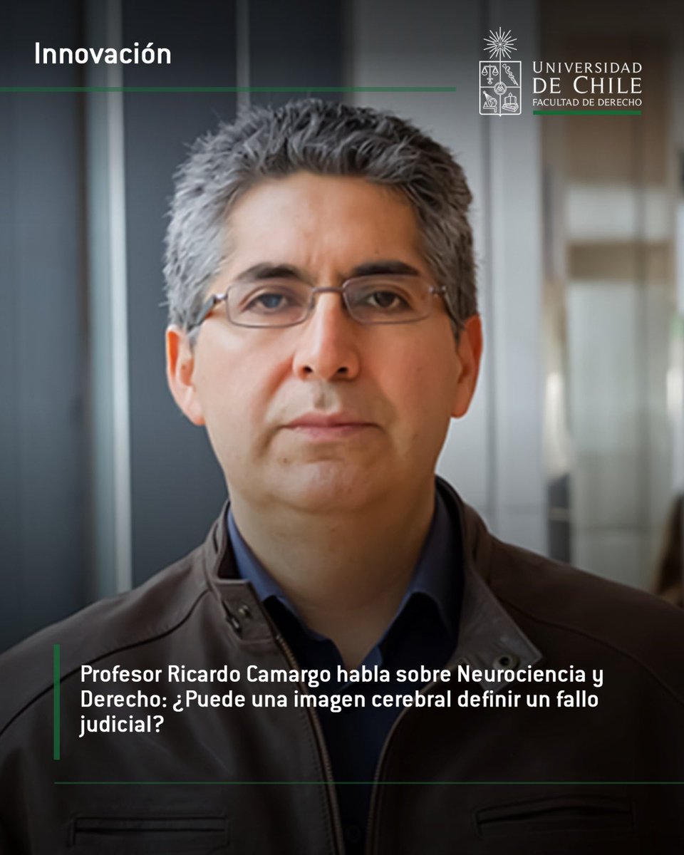 derechouchile's tweet photo. Destacamos el proyecto Fondecyt del profesor @rcamargo11, quien analiza cómo las neurotecnologías están desafiando algunas de las categorías tradicionales del Derecho Penal. Les invitamos a leer la nota sobre esta pionera investigación en https://t.co/WdHrnQuzya https://t.co/dgKNLvQGBq