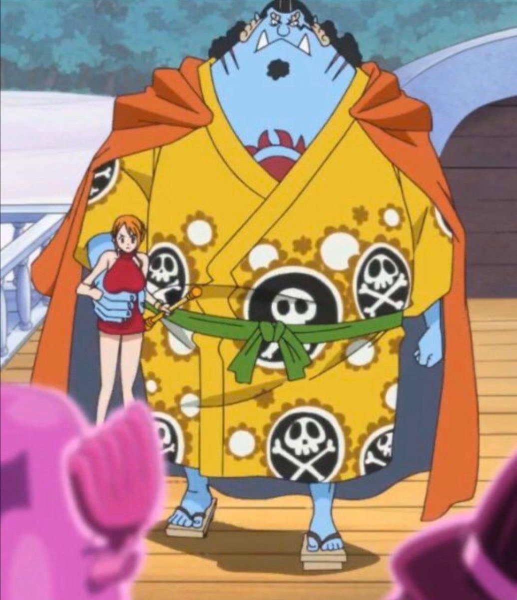 SHANKSTOPME's tweet photo. there’s something funny about nami and chopper just being carried around by jimbei like dolls in these pics😭 https://t.co/J3RDHzkZMC