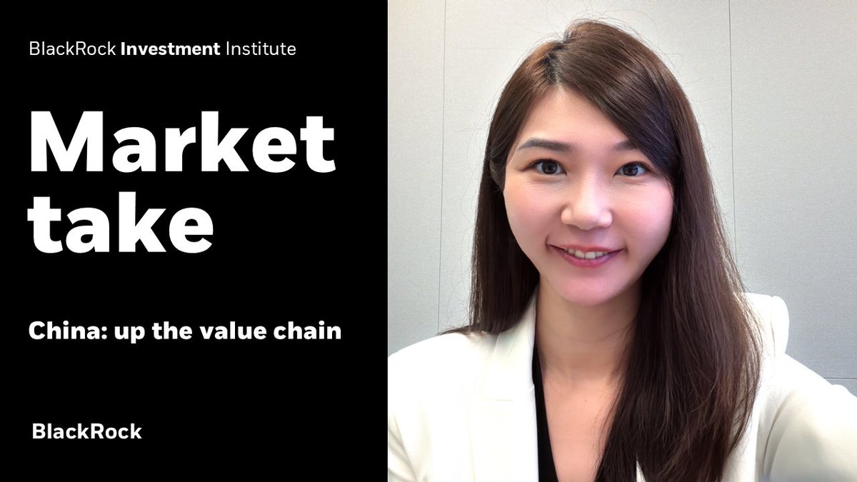 BlackRock's tweet photo. China is gaining ground in key cutting-edge industries, but growth doesn’t always translate into stronger margins and returns. That’s a key reason we’re neutral Chinese equities overall, while seeing opportunities in areas such as physical AI. 

Watch Serena Jiang, Economist at the BlackRock Investment Institute, unpack our China research in this week’s #MarketTake: https://t.co/PHk1DCnB4L