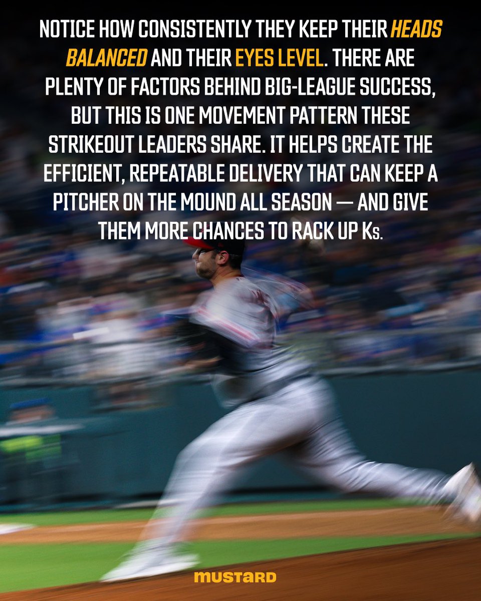 TeamMSTRD's tweet photo. Take a look at MLB's strikeout leaders from the 2026 season and take notes ⚾📋 https://t.co/hZrzo94OE5