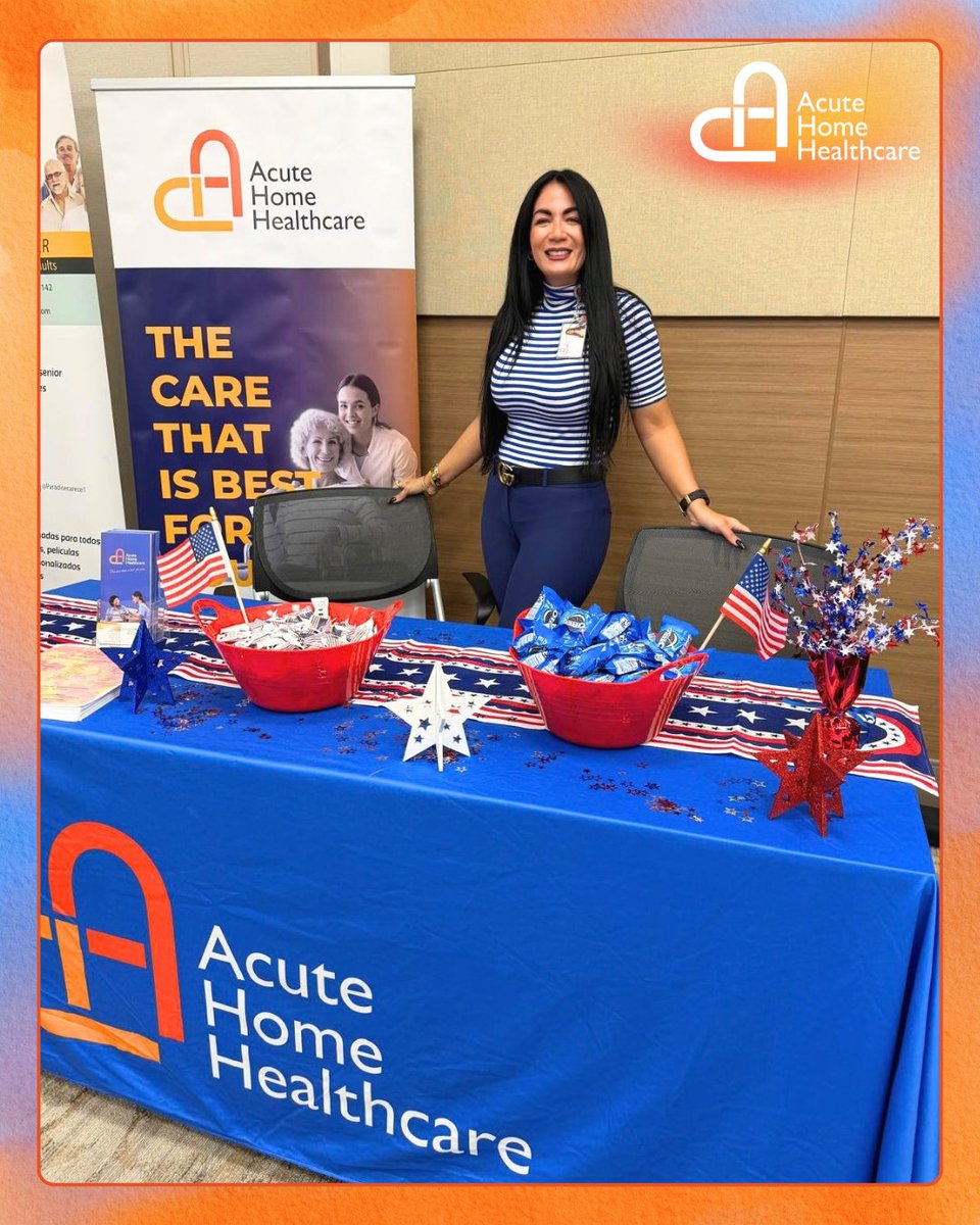 AcuteHomeHealth's tweet photo. A great day of connection, collaboration, and community care at the Orlando Health Post Acute Care Community Resource Fair. 
Proud to have our Director, Julie Haile, representing Acute Care Healthcare and sharing valuable insights. 🤝✨

#acutecare  #communitycare https://t.co/ZTRrMnSjtR