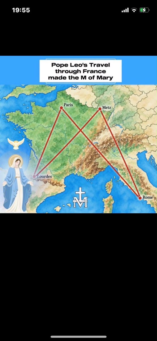 YvesPDB's tweet photo. Le voyage du Pape Léon XIV c’est le signe de la Sainte Vierge Marie ! https://t.co/j9A2aAPxrC