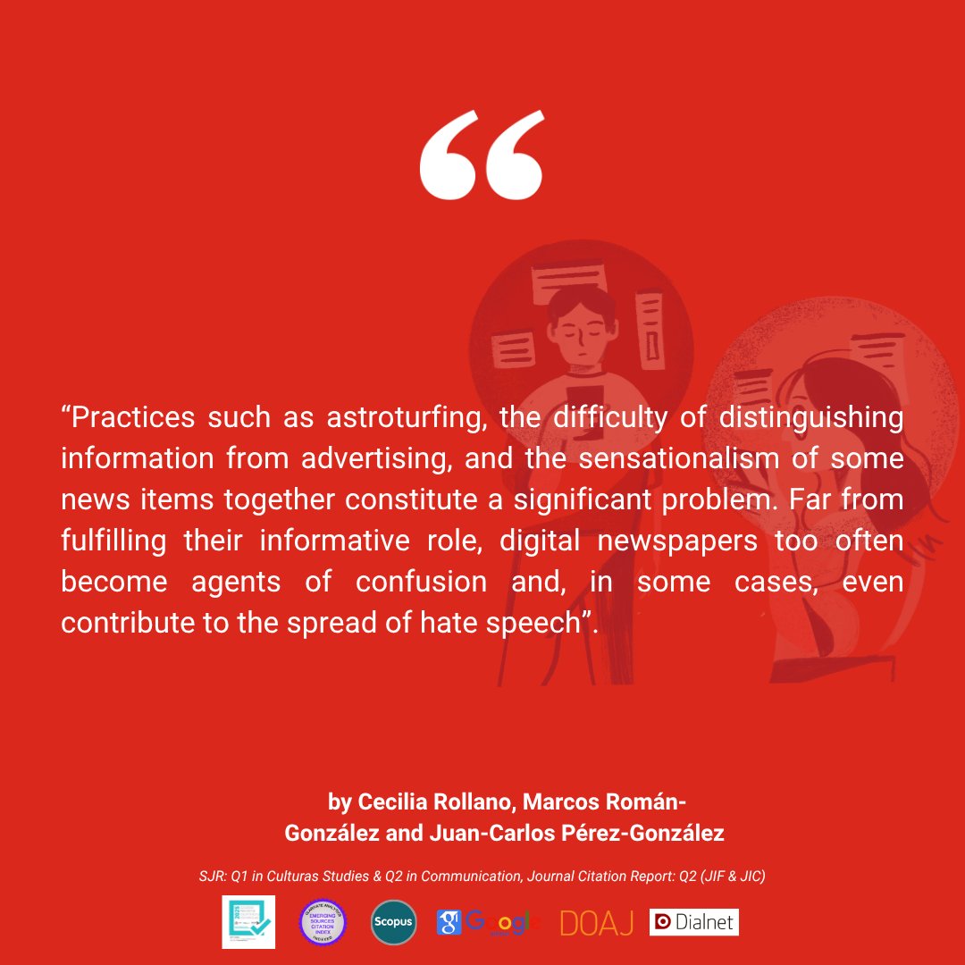 JournalCommSoc's tweet photo. 📄”Anatomy of news media on Twitter” by Cecilia Rollano, Marcos Román-González and Juan-Carlos Pérez-González

🔍https://t.co/L95YDB5I1c

#OpenAccess #Communication #Academic #SocialMedia #Algorithms  #Journalism #X https://t.co/CiAddvy4vA