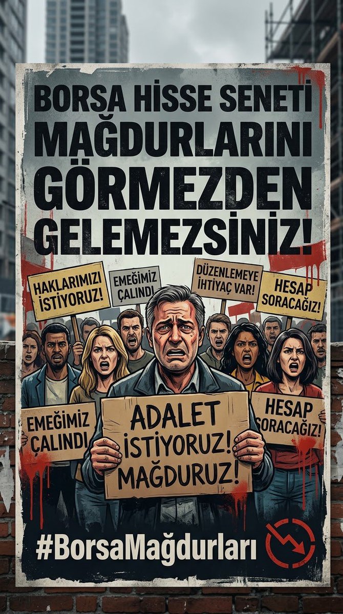 cengizk's tweet photo. #ÇIĞLIK!!!
@ercaykurt  (Alıntı)

MAĞDURUZ!!! SOYULDUK!!!
YORULDUK!!!YIPRANDIK!!!
HALEN BİR AÇIKLAMANIZ YOK!!!
AÇIKLAMA BEKLİYORUZ !!!

Sn.Bakanlarım
@abakingurlek 
@memetsimsek 
@spkgovtr 
#borsaistanbulkapatılsın 
#borsadaişlemlergerialınsın
 #BorsaYatırımcısıMağdur
#KüçükYatırımcıMağdur
#BorsaMağdurları
#YatırımcıHakkı
#YatırımcıHakkınıİstiyor
#BorsadaAdalet
