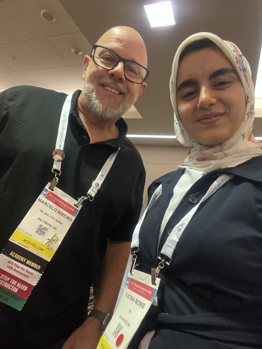 monibfatma's tweet photo. Interactive workshops, futuristic posters and inspiring people. It was a great experience reuniting and supporting my colleagues, networking with new peers and learning from experts!
@AmCollSurgeons 
#ACSCC2026 https://t.co/Nfe9mh7vjX