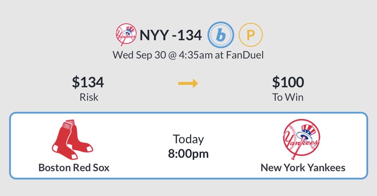 TheChalkVIP's tweet photo. ⚾ MLB

-✏️ Play: Yankees ML

- Odds: -134
- Units: x1

💚👍 https://t.co/NC2hKKIO1z