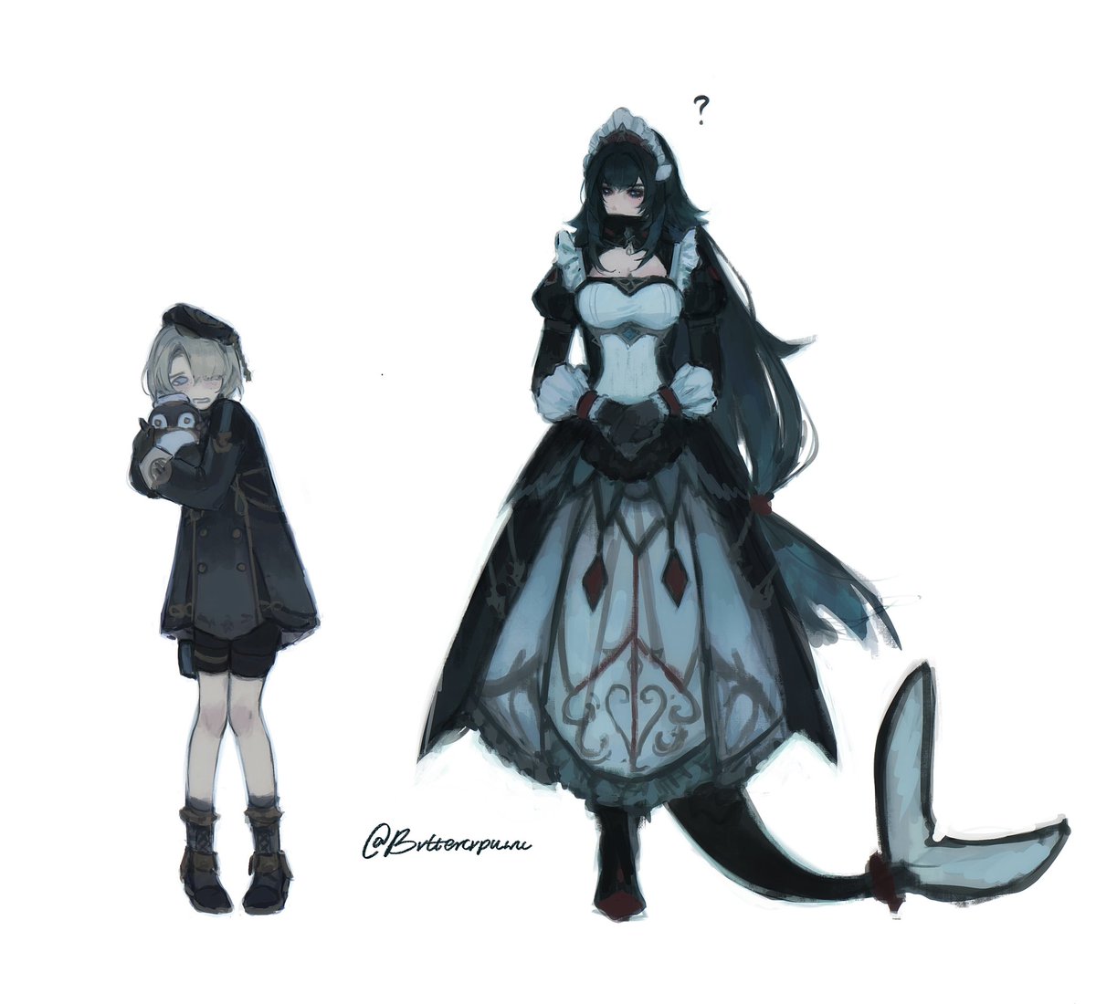 bvttercvpuwu's tweet photo. Finished penguin and orca! :D

#freminet #danica #genshin #GenshinImpactㅤ https://t.co/eoIX6JIqI6
