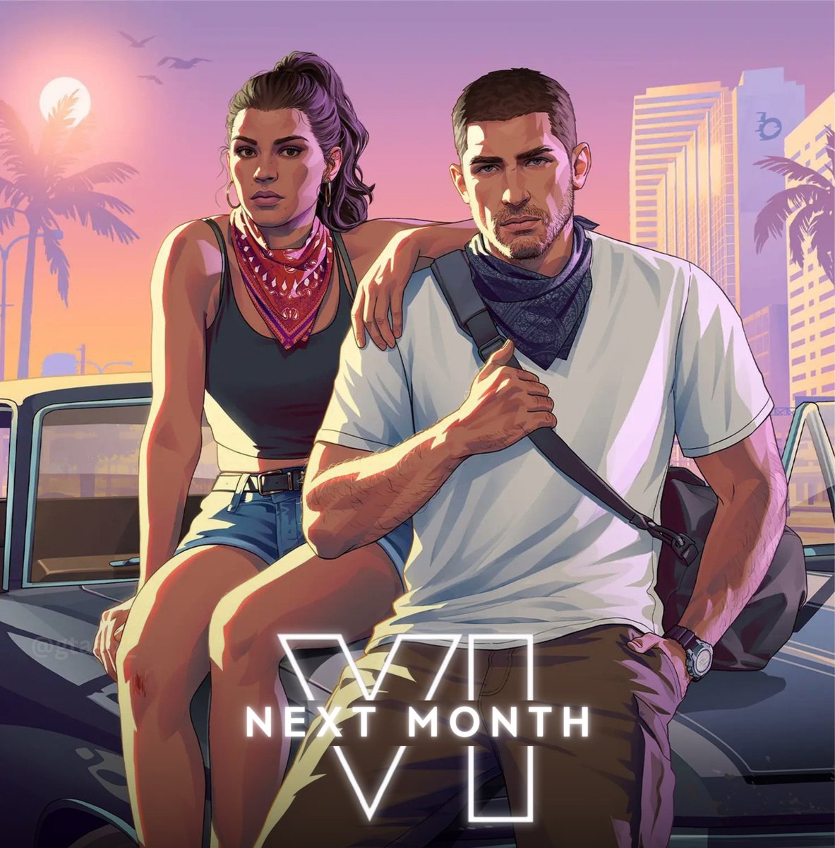 gtasix_'s tweet photo. GTA 6 RELEASES NEXT MONTH.

We’re officially entering the final full month before GTA 6. https://t.co/S01bVKJla3