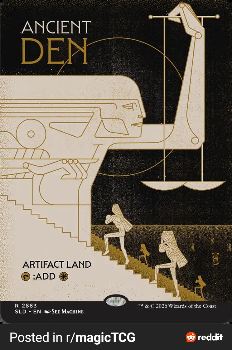 philip_j_fly's tweet photo. Art deco artifact lands really work for me. A rare #SecretLair win 

#mtgsecretlair #mtg #artifactdeco https://t.co/9U0IYqgjNI