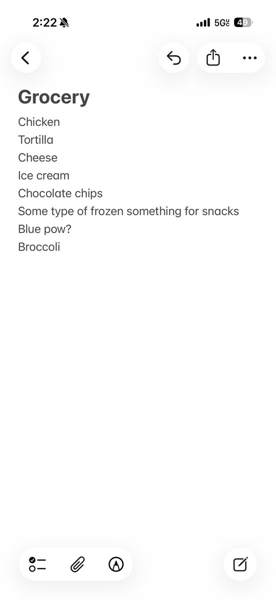 BushmanGabes's tweet photo. Fuck it grocery list dox. Lmk what else I need https://t.co/vV7wbaTaGf