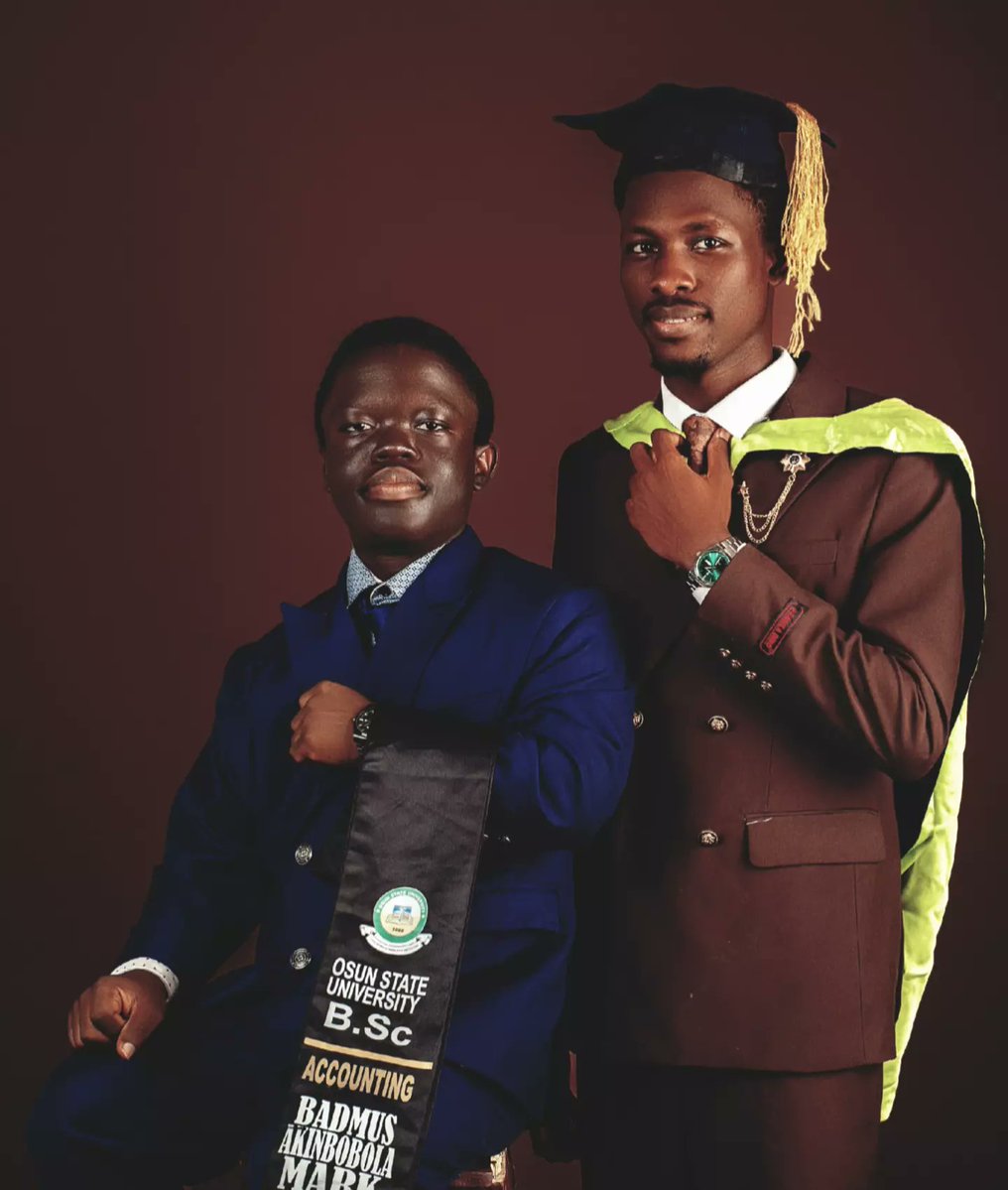 BOBOLA_on_X's tweet photo. I dedicate this milestone to God Almighty. 

B. Sc. Accounting bagged successfully with First Class Honours.

Lived it, Loved it at @uniosune (Osun State University).
Say no more, mushroom university ke, the records spoke for themselves today. 

I remain my humble self, BADMUS AKINBOBOLA MARK: https://t.co/F51bG4pCbd. Accounting (First Class Honours), ACA (in view)