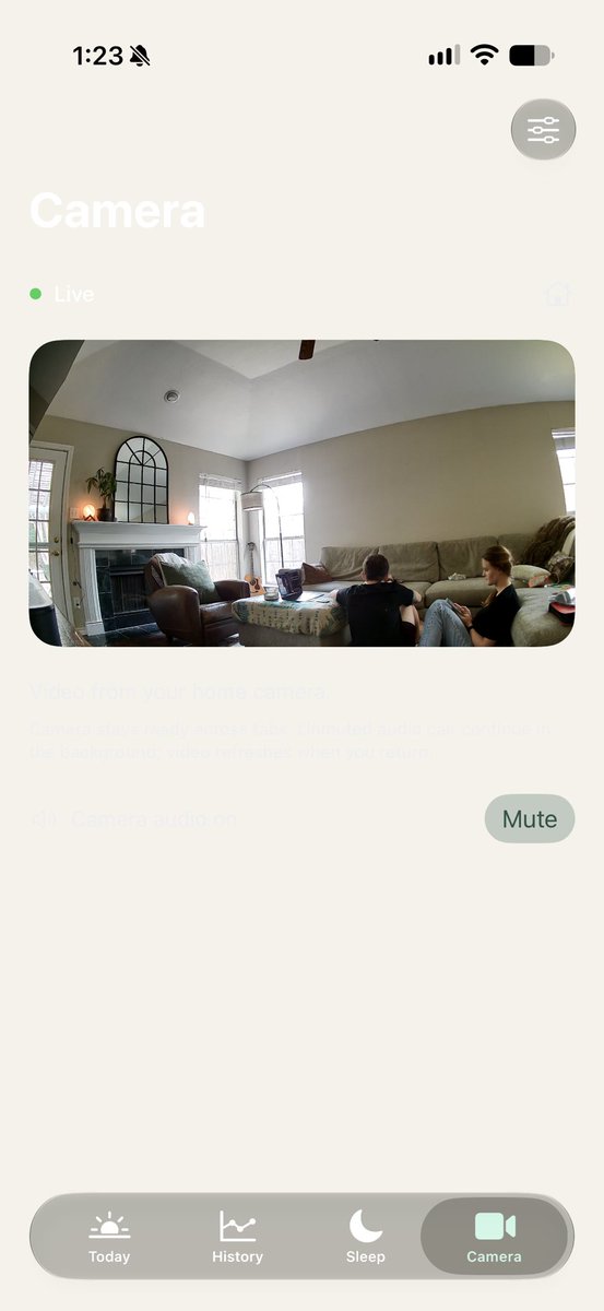 scootsmind's tweet photo. live video stream is working completely local. @owletbabycare ur cooked, no subscription from me https://t.co/NnlnVrLSBP