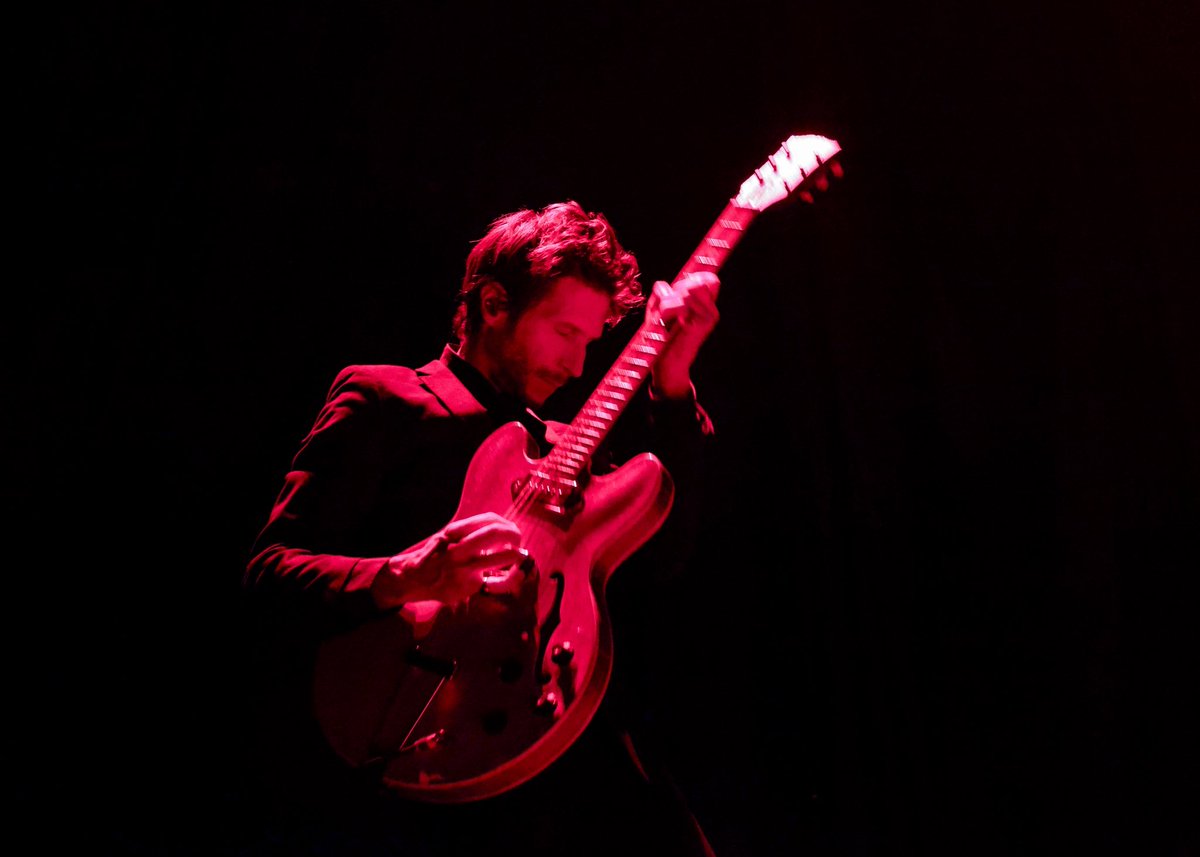 Interpol's tweet photo. Fantastic night in Vancouver with Sombr ⚡The second leg of our North American tour kicks off this friday in Toronto.
📸: Kevin Mazur @GettyImages https://t.co/zI2hm2hEto