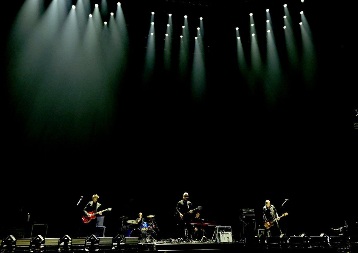 Interpol's tweet photo. Fantastic night in Vancouver with Sombr ⚡The second leg of our North American tour kicks off this friday in Toronto.
📸: Kevin Mazur @GettyImages https://t.co/zI2hm2hEto