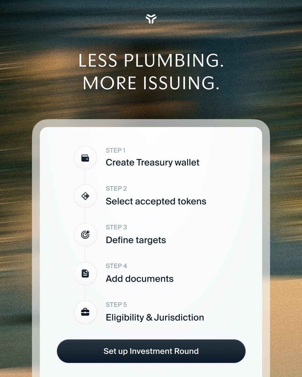 freehold_wallet's tweet photo. You know your asset. You know your investors. You shouldn’t need a build team to bring them together on-chain.  

The Freehold Tokenization Studio takes you from asset to live token in one non-custodial workflow.  

Free to start: https://t.co/PcLihF6EM5 https://t.co/FC61IKufgc