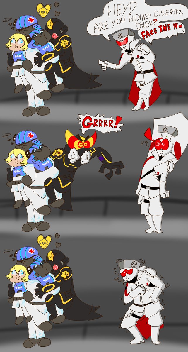 grandtoon69's tweet photo. NO BLUBERRYS p2
#Helldivers2 #Helldivers2art #Helldivers2comic https://t.co/GyhxDbWcGK