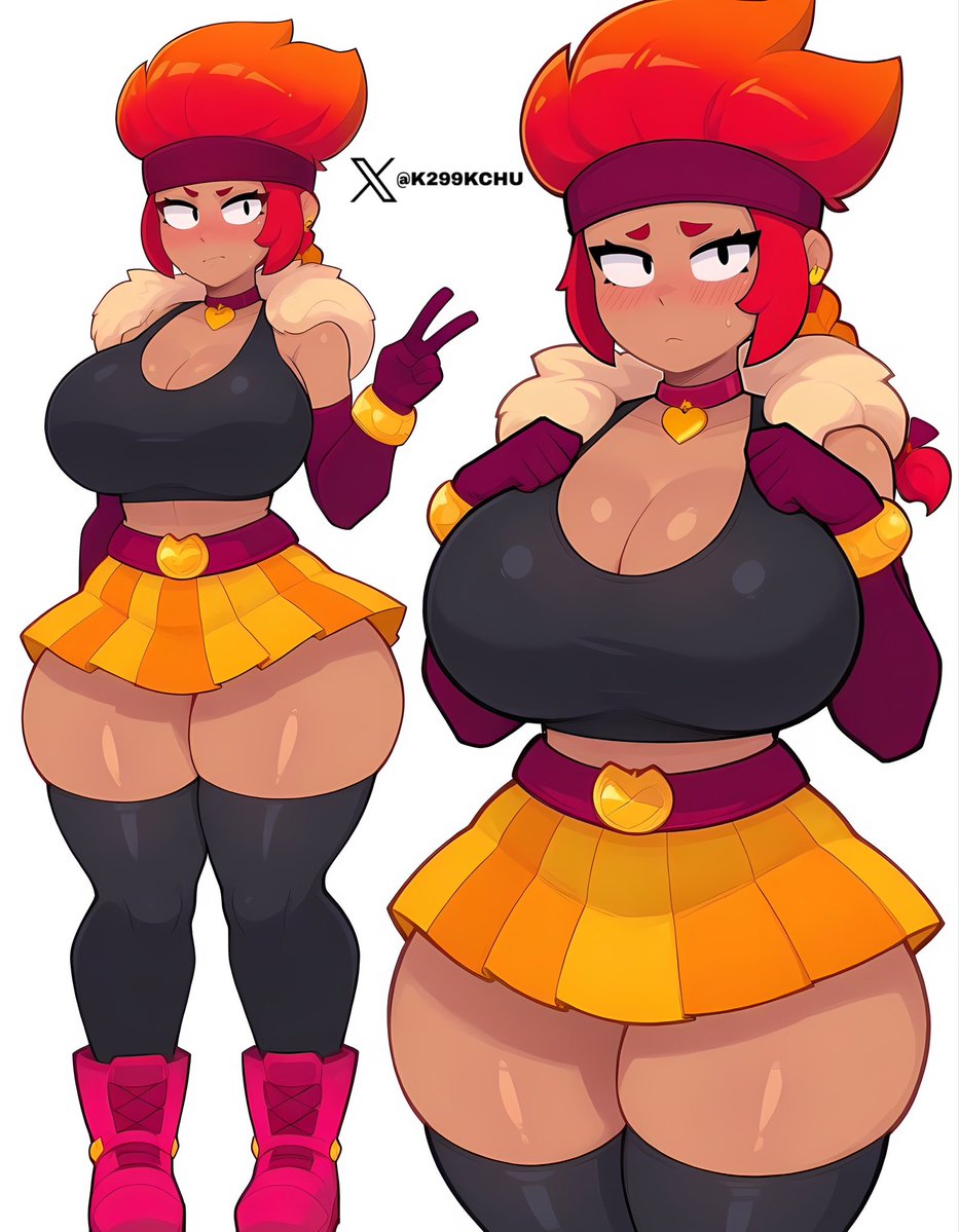 K299KCHU's tweet photo. Amber se probó esta ropa, le queda bien?
Les gusta esta dinámica de brawlers con ropa de otro brawler? Apoyen para más https://t.co/IGEf6OVUOo