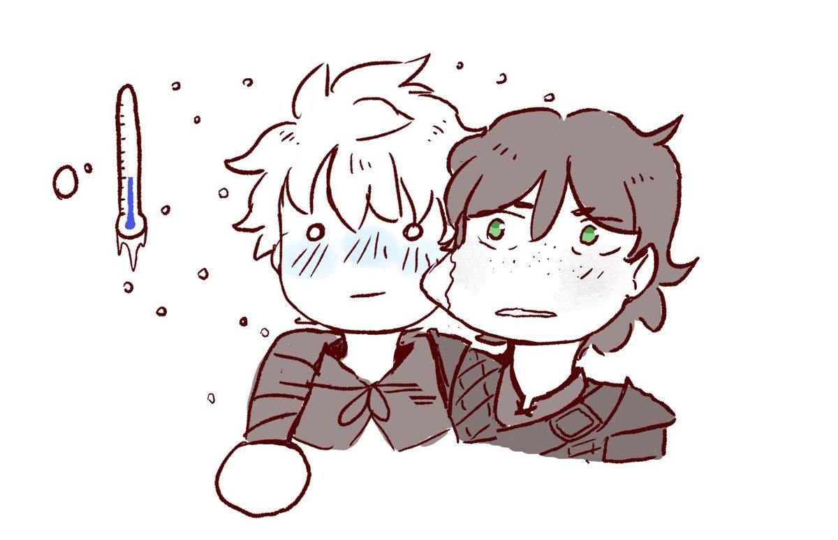 DriedScones's tweet photo. Physical contact nerves ❄️
#Hijack #Frostcup https://t.co/cARLUDtbIr