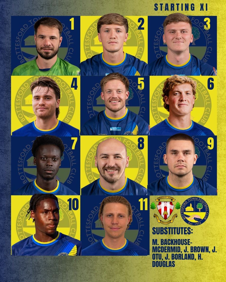 BottesfordTown's tweet photo. How we lineup for tonight’s game with Thackley!
#UTP https://t.co/lhsboIeANI