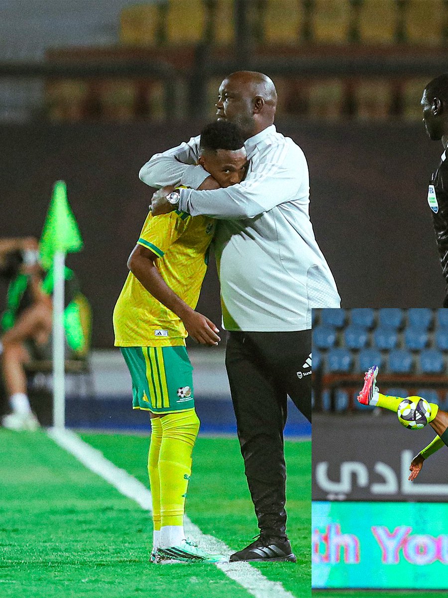 CAF_Online's tweet photo. 6 points out of a possible 6 in #TotalEnergiesAFCONQ2027 so far.
Bafana Bafana are showing no signs of slowing down. ๐ฟ๐ฆ https://t.co/Bwx2HbvwiB