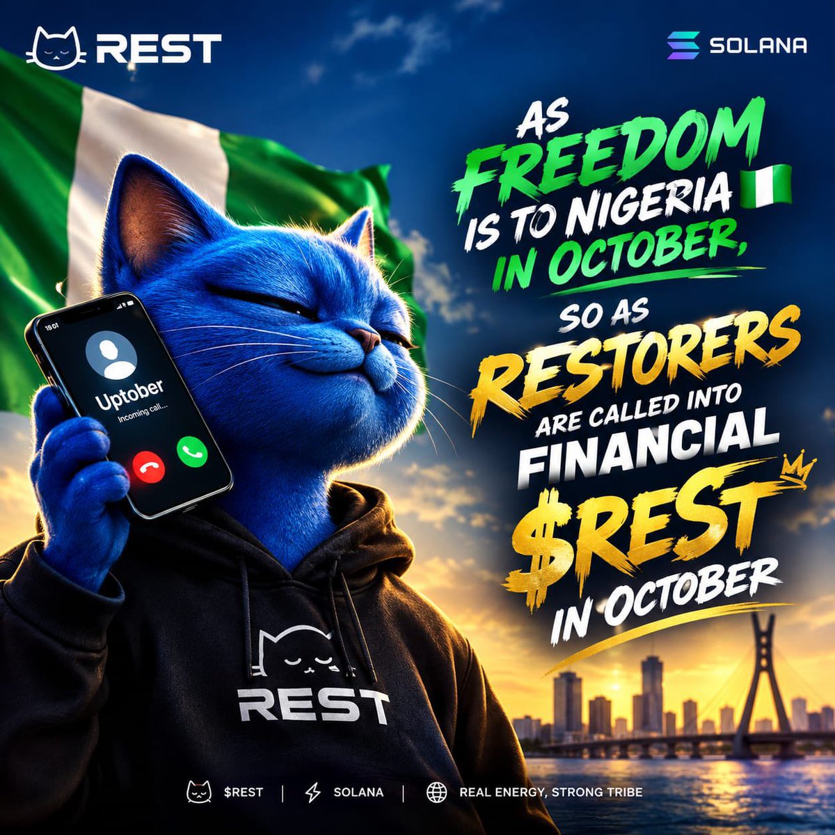 FrancisBasseyI's tweet photo. $REST IS BUILT FOR THE FUTURE

We are not here for a moment. We are here to build a legacy.

With vision, integrity, transparency, and a community united by one purpose, $REST is building beyond the hype and positioning for the future of global finance.

We are building for wealth creation, generational impact, and a future where every family has a reason to believe.

One vision. One community. One mission. 

The journey is bigger than the charts. The mission is bigger than the market.

CHOOSE $REST, THAT YOU MAY FIND REST FOR YOUR LIFE. 

$REST is not just a token. It’s a vision we are building together.

The future is built by those who believe and show up.

$REST FAMILY, LET’S BUILD FOR THE NATION! 

#REST #Solana #Crypto
