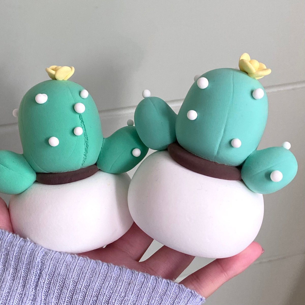 Zonamcneilkbhy's tweet photo. He creado una linda maceta de cerámica con mis manos hoy! Perfecta para mis suculentas ， https://t.co/upTQMB2K1Q