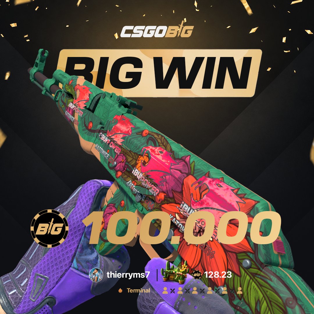 csgobig's tweet photo. most beautiful skin ever crafted? yeah, this happens on BIG! 🎰

if it were you, would you keep it or sell it?

RT + follow for a chance to win $100 💸