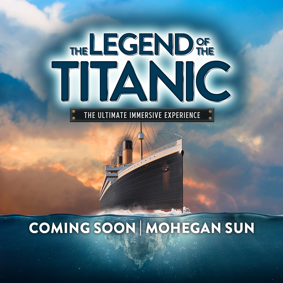 MoheganSun's tweet photo. Journey through a powerful immersive experience that brings the ship’s story to life like never before — a 25,000-square-foot Titanic Experience packed full of artifacts and state-of-the-art technology.

Walk her decks, explore her grandeur, witness the drama through immersive 360º projections, VR and Metaverse Experience so you can relive Titanic's legendary voyage. For ticket information & to learn more, visit https://t.co/TCHV82uu4N