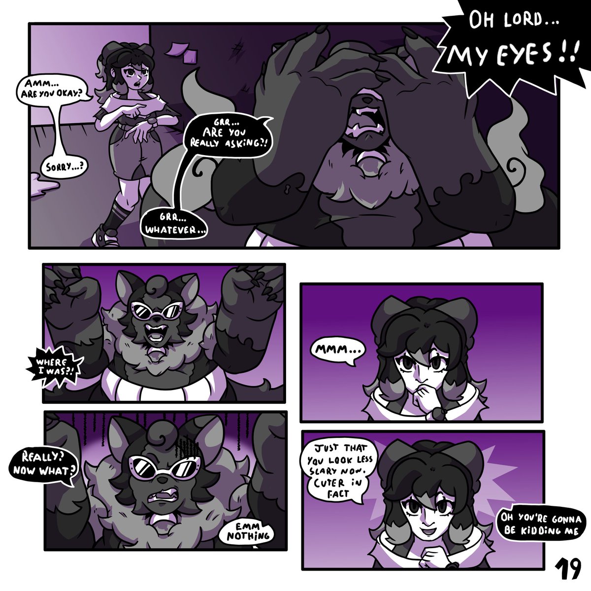 Megalo_555's tweet photo. Yo-kai watch Shadowbonds 
Chapter 1 (7/?) 
Yeah... their first meeting wasn't that great...
#YokaiWatch https://t.co/xFtNXM8my9