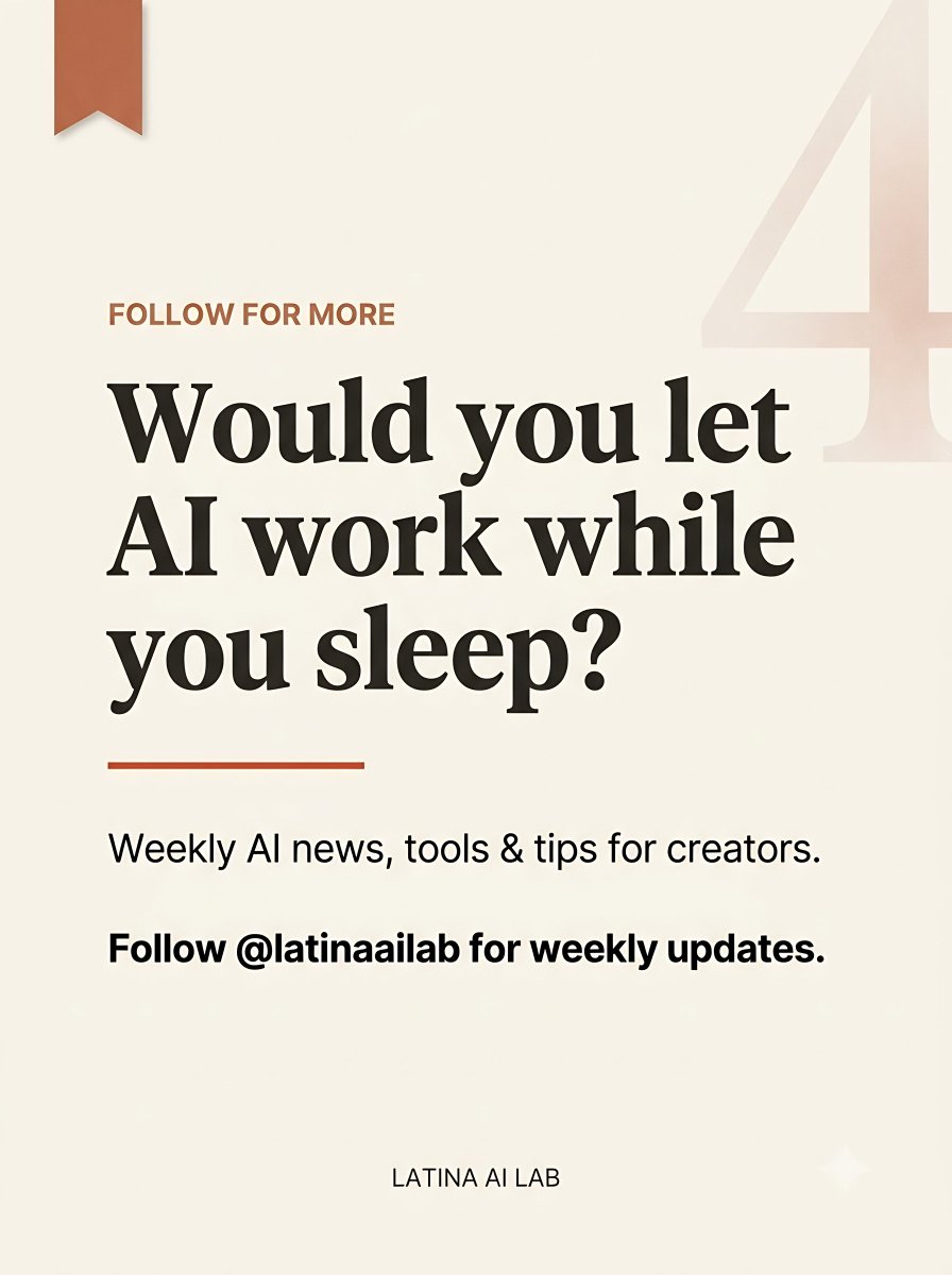 latinaailab's tweet photo. ChatGPT just got AI agents that never clock out 🌙 #OpenAI #ChatGPT #OpenAIDots #DevDay #DevDay2026 https://t.co/fDViAz05Cx