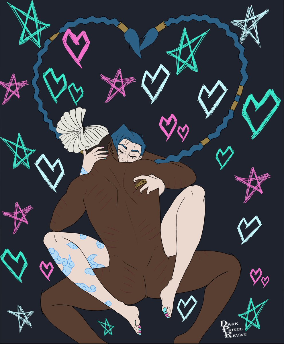 DarkPrinceRevan's tweet photo. "Love Static" 
It occurred to me that Jinx could possible still see static &amp; scribbles with strong positive emotions but they would be good signs.

#Freakbomb #tenderbomb #timebomb #ekkoxjinx #ekko #ekkoarcane #ekkofanart #jinxarcane #jinxfanart #arcane #fanart #arcanefanart https://t.co/cDjXa5s5pa