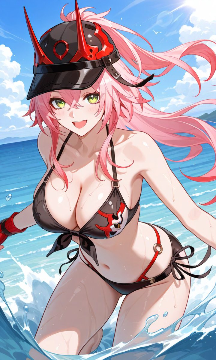 GrubusAI's tweet photo. Rappa is ready for the weekend! 🐰🏖️ Bunny suit or swimsuit – which style do you prefer? 👀

The full uncensored variants and spicy alternative versions of this set are available right now on my Patreon!     https://t.co/WLBdHHWDta

#Rappa #HonkaiStarRail #AIart https://t.co/oY1DNWZB6m