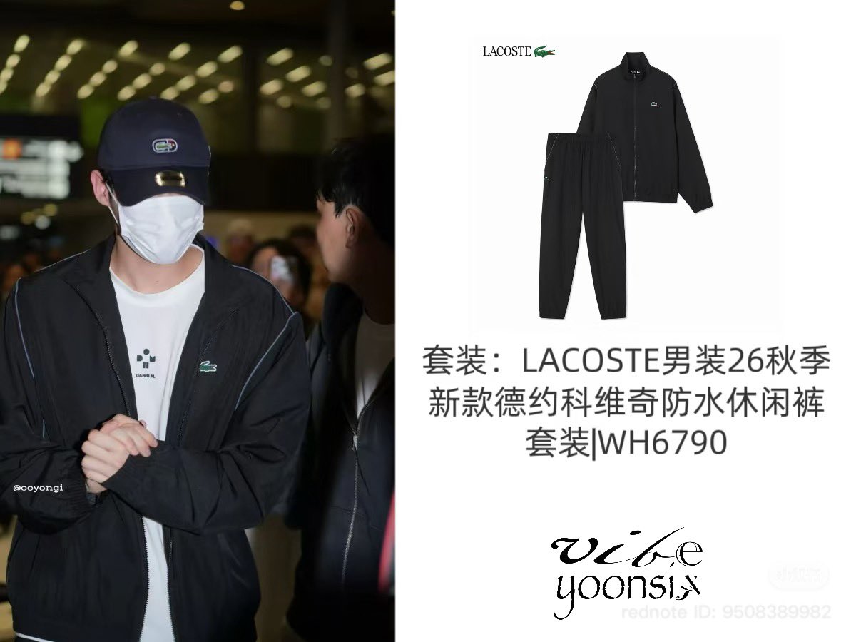 ymymon's tweet photo. Vibe_允植衣录 Xhs Update

Outfit- @Lacoste 
Inner T shirt- @Lacoste 
Hat- @Lacoste x @NewEraCap 

WELCOME KIM YOON SIK TO PARIS

#YOONSIKPFWSS27
#KIMYOONSIKINPARIS https://t.co/xmwMHLBTSX