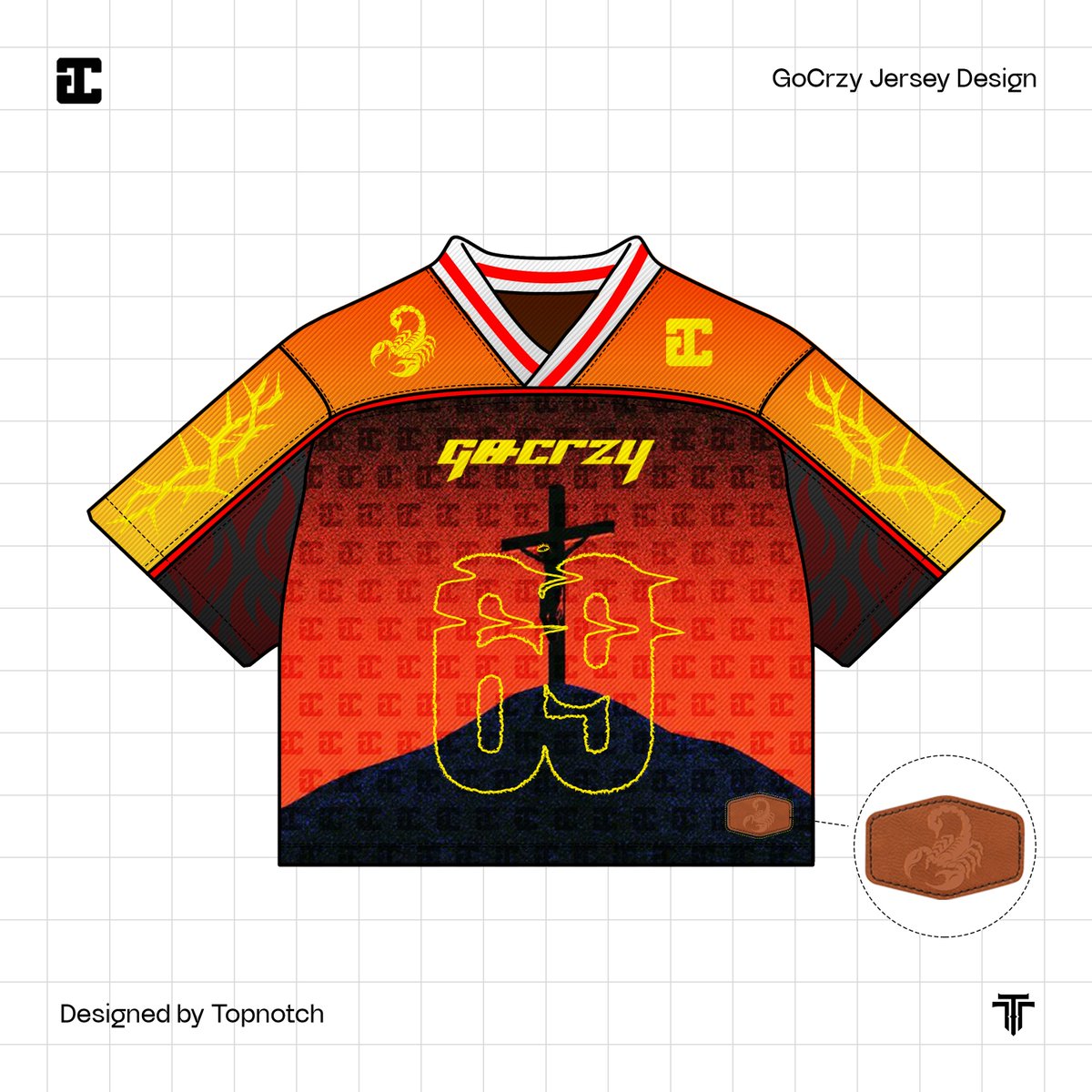 Topnotch_Dezyns's tweet photo. I designed this Jersey concept  for @gocrazylive .

Please retweet. 🙏 https://t.co/RPp74FhtA0