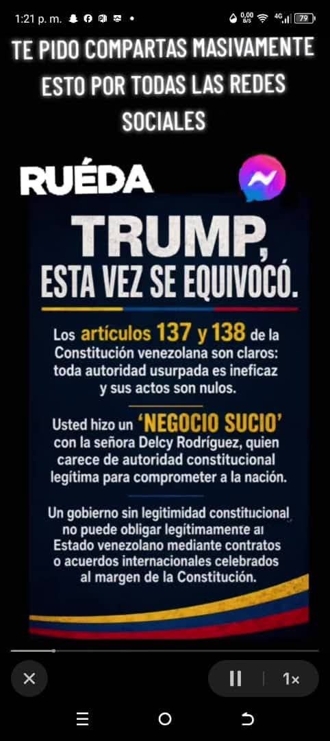 ruedaamaya's tweet photo. @jorgerpsuv Como venezolano le exigimos a la Señora Dinorah, por favor deben de ELIMINAR PARA SIEMPRE LA LEY DEL ODIO. Un país en plena libertad y democracia no debe existir esa maldita ley comunista que sigue asesinado a millones de venezolanos. HASTA cuando esa burla https://t.co/2qsllBz8nB