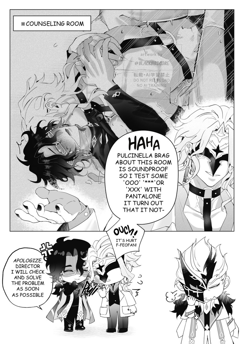 Blackbirdcore's tweet photo. 🧪🪙 #Dottolone
Counseling room😌
⚠️Impiled seggs

※Read from right to left https://t.co/x3gKIH1lE2