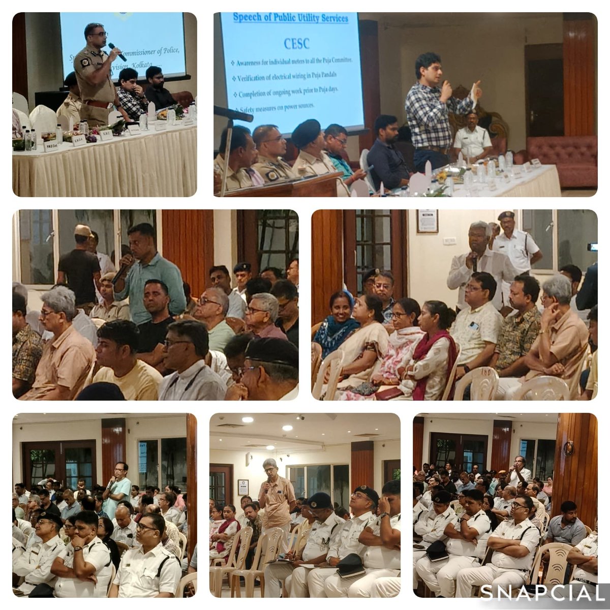 DCPEastKP's tweet photo. Today, a Coordination Meeting of Durga Puja 2026 was organised by East Division, Kolkata Police at Eastern Metropolitan Club.
Representatives of various Durga Puja Committees  participated in the meeting and shared their views, suggestions and concerns.@KolkataPolice https://t.co/91LbY5E9aR