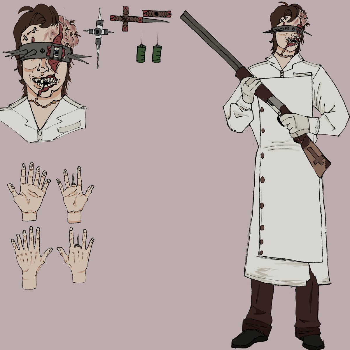 Bug_Eater1's tweet photo. Outlast trial prime asset ocss 🫶

⚠️TW:blood, gore, guns

#outlasttrials #outlasttrialsocs #ocs https://t.co/TJcAtFfwZr