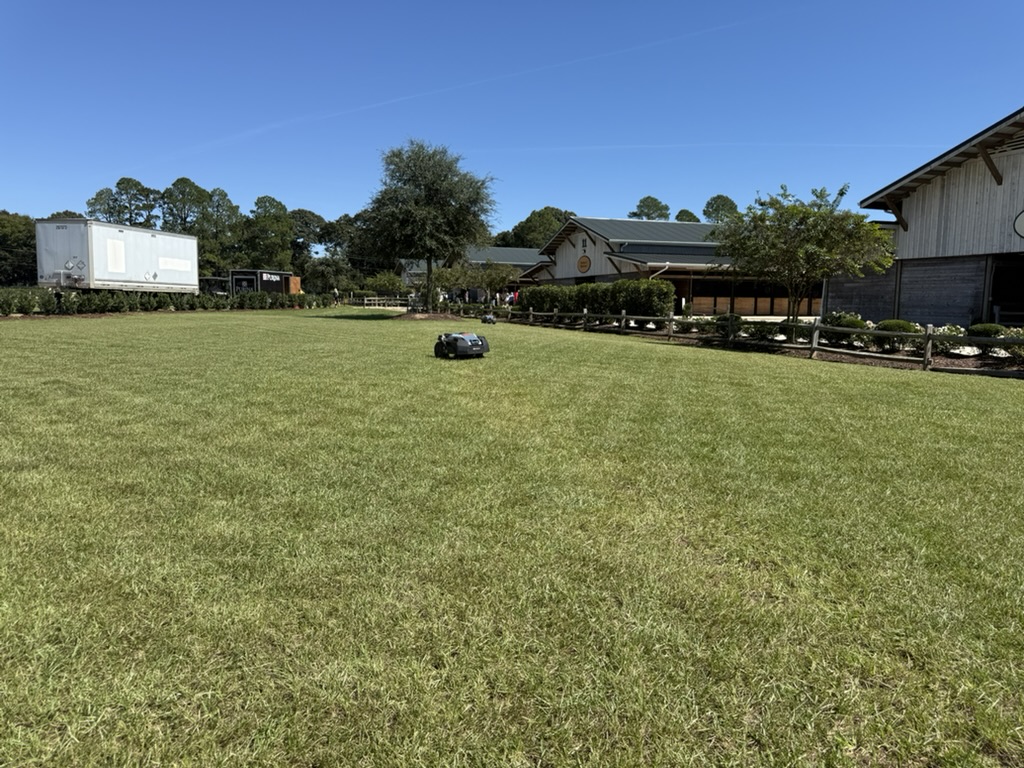 nexmow's tweet photo. 🌱 A fully striped lawn, maintained with the NEXMOW M2.

The finished result speaks for itself. With consistent mowing patterns across the entire lawn, the NEXMOW M2 helps create the clean, defined stripes that give turf a polished and professional appearance.

Designed for autonomous operation, the M2 follows planned mowing routes to support consistent cutting across suitable turf areas. By handling repetitive mowing tasks, it can help maintenance teams save time while keeping large properties looking well maintained.

From the first pass to the final section, consistency makes all the difference. A uniform mowing pattern can completely transform the appearance of a lawn, creating a clean finish that stands out from every angle.

The NEXMOW M2 brings autonomous technology to routine turf maintenance, helping teams maintain beautiful, consistent results without having to spend the entire day behind a traditional mower.

One lawn. One consistent finish. Beautiful stripes from end to end. ⚡️🌱

#NEXMOW #NEXMOWM2 #GolfCourse #GolfCourseMaintenance #GolfCourseManagement #GolfSuperintendent #TurfManagement #TurfCare #SportsTurf #CommercialMowing #AutonomousMowing #RoboticMower #RoboticMowing #MowingTechnology #LandscapeManagement #GroundsMaintenance #SmartTurf #GolfIndustry #GolfLife #PrecisionMowing #SustainableLandscaping #FutureOfTurf #InnovationInTurf #AutonomousEquipment