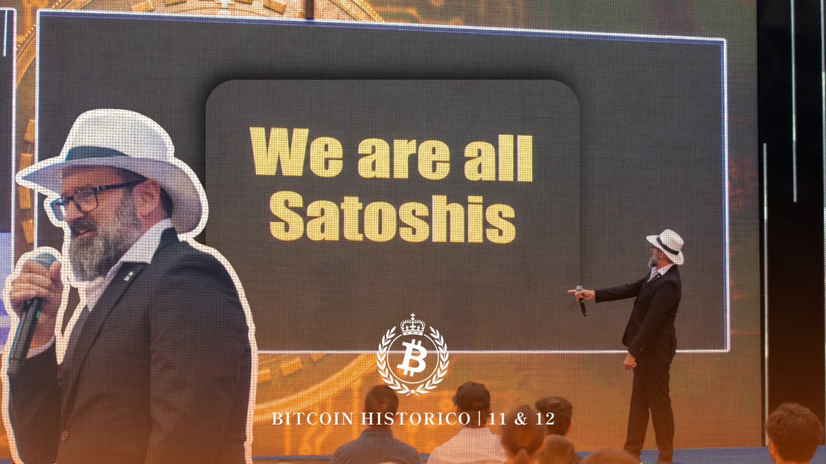 btchistoricosv's tweet photo. 👑 BITCOIN HISTÓRICO | A Story We Build Together

Satoshi began the story. People everywhere have carried it forward by learning, building, teaching and using Bitcoin.

This November, we gather in Centro Histórico to hear from one another and take part in what comes next. ₿🇸🇻

El Salvador is Bitcoin Country.

Use code CROWN15 🎟️ https://t.co/BzYUZHZDGb