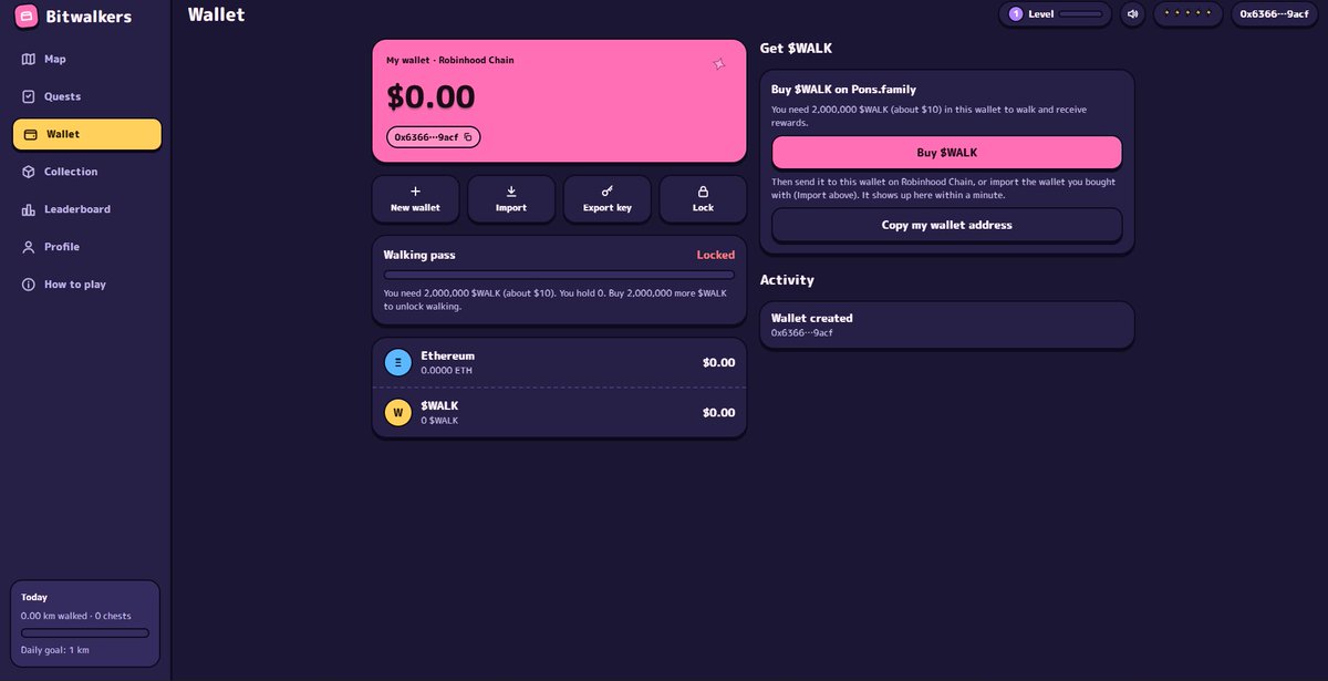 Bitwalkershood's tweet photo. Bitwalkers Moved from Demo to Mainnet

https://t.co/0d080a7Ltx

Bitwalkers officially will be live in 3 hours https://t.co/AsT2ggisfQ