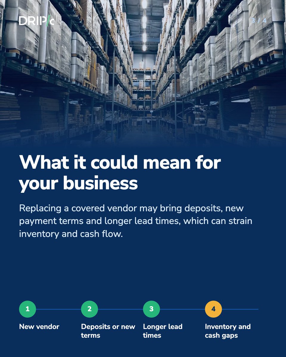 DripCapital_Inc's tweet photo. New US restrictions on certain Canadian imports took effect on September 29. Here’s a quick look at the affected products and what this means for importers.

Read more: https://t.co/fO8F9V7lhr https://t.co/7nMjqiIQIX